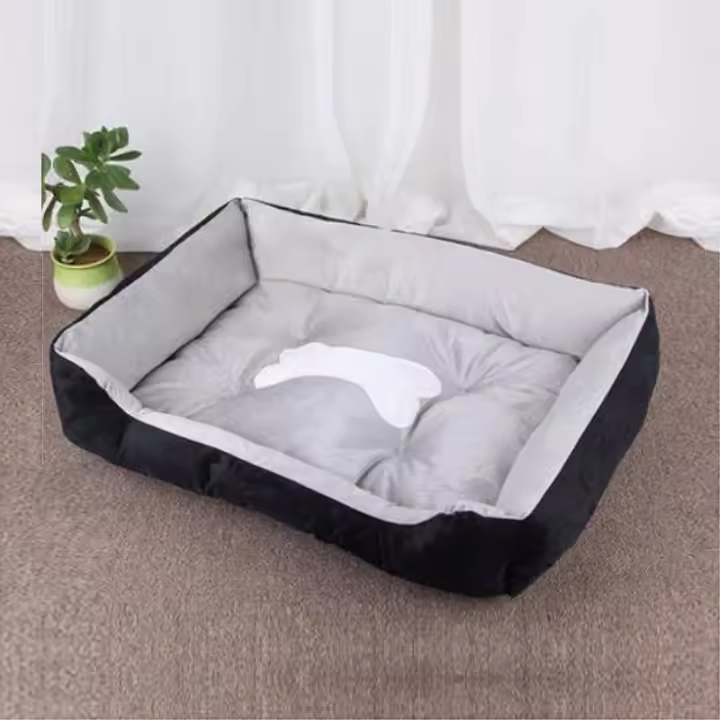 Cama impermeable lavable de algodón para perro, pequeña y grande perrera, alfombrilla para dormir para gato y mascota grande - 1