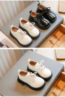 Zapatos de cuero suave para niños, mocasines antideslizantes de color negro para la escuela, para primavera y otoño, novedad de 2023 - details 5