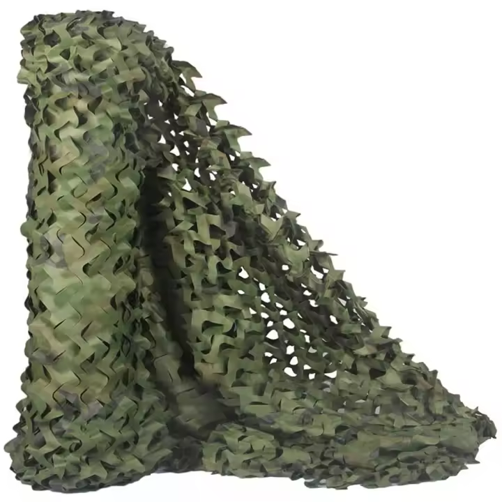 Rollo de red de camuflaje para decoración de caza, sombrilla, 1,5 m x 2,5 m (4,9 pies x 8,2 pies) - 1