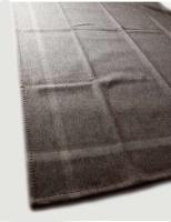 Manta de lana jacquard de doble cara con rayas cruzadas, uso cómodo, chal de cachemira para aire acondicionado para uso doméstico elegante - details 4
