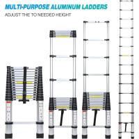 Escalera Telescópica de Aluminio de 5m Portátil, Desmontable, Antideslizante, Extensible, Multiusos, Carga de 150kg Mejoras del Hogar y Herramientas - details 27