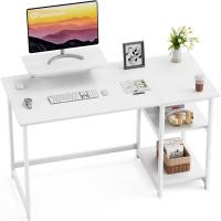 Escritorio de Computadora con Estantes Reversibles Mesa de Oficina para Ahorro de Espacio - details 9