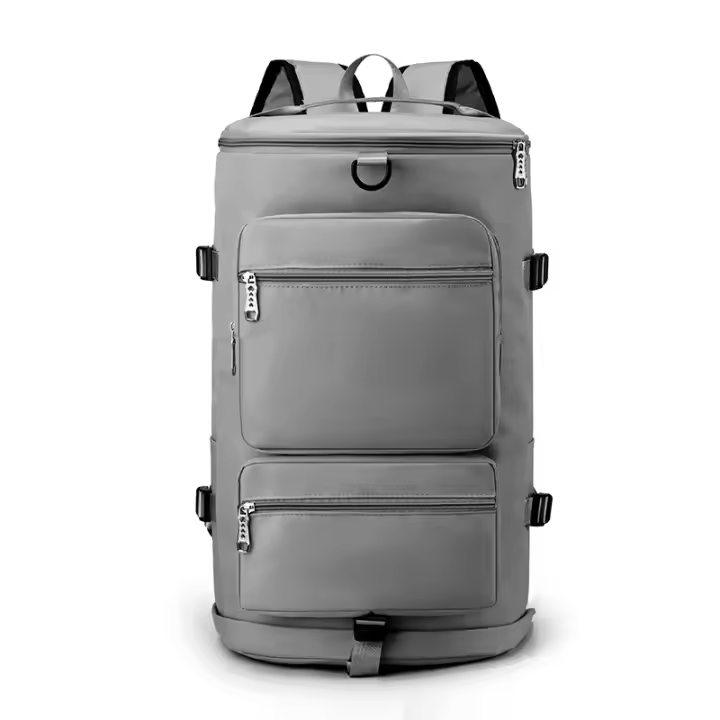 Mochila de gran capacidad para viajes con diseño de hoja y camuflaje para mujer bolsa de gimnasio para entrenamiento de yoga y fitness almacenamiento de zapatos bolsa de fin de semana - 1