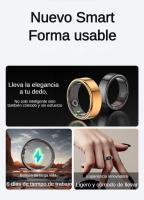 Anillo Inteligente SANLEPUS 2024, Rastreador de Sueño, Monitoreo de Frecuencia Cardíaca/Presión Arterial/Oxígeno en Sangre las 24 Horas, Rastreador de Actividad Física, Batería de 6 Días de Duración - details 1