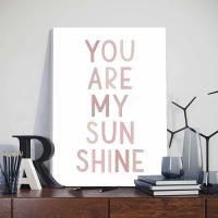 Póster Decorativo Rosa para Habitación de Niñas con Marco Pintura en Lienzo de Amor de Mariposa Arte de Pared para Cuarto de Bebé Marca JUBEER Material Lienzo - details 8
