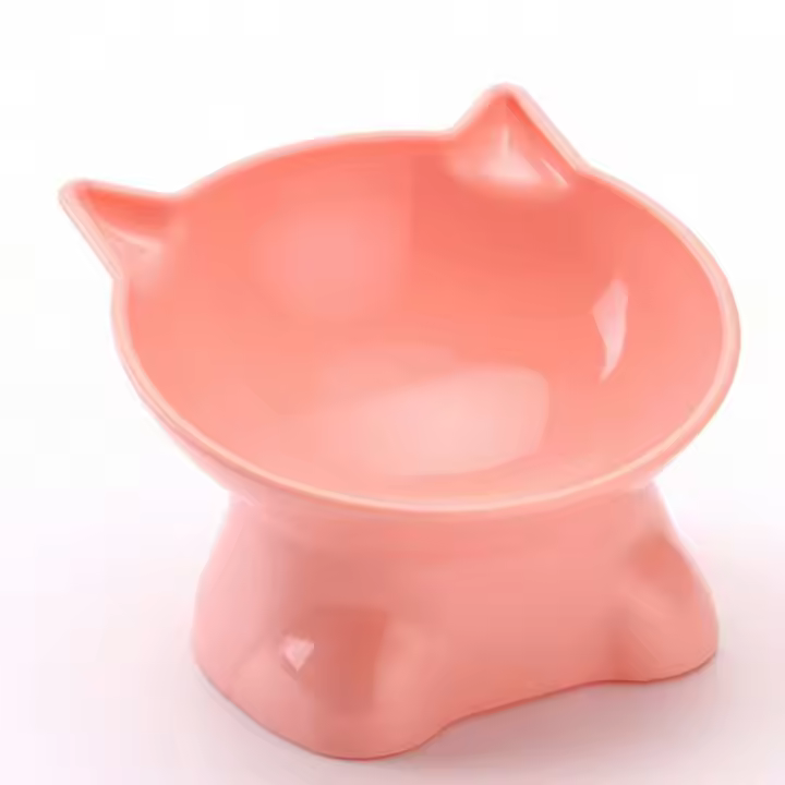 Tazón para Gatos Estilo Nórdico Antideslizante Protección de Vertébral Incluida - 1
