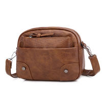 Bolso Vintage con correa de hombro para mujer, bandolera pequeña de cuero Pu, de viaje, con múltiples bolsillos - details 8
