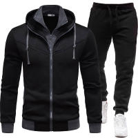 Conjuntos de dos piezas para hombre, trajes deportivos informales a la moda para exteriores, ropa de otoño e invierno - details 3