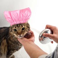 Gorro de Baño para Mascotas Ajustable Diseño Antimoho, Tocado Elástico para Amantes de Mascotas - details 1