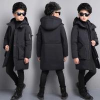 -30 grados, ropa para niños, ropa para niños, Chaqueta de algodón cálida para invierno, Abrigo con capucha, prendas de vestir exteriores gruesas para adolescentes, parka para niños - details 4