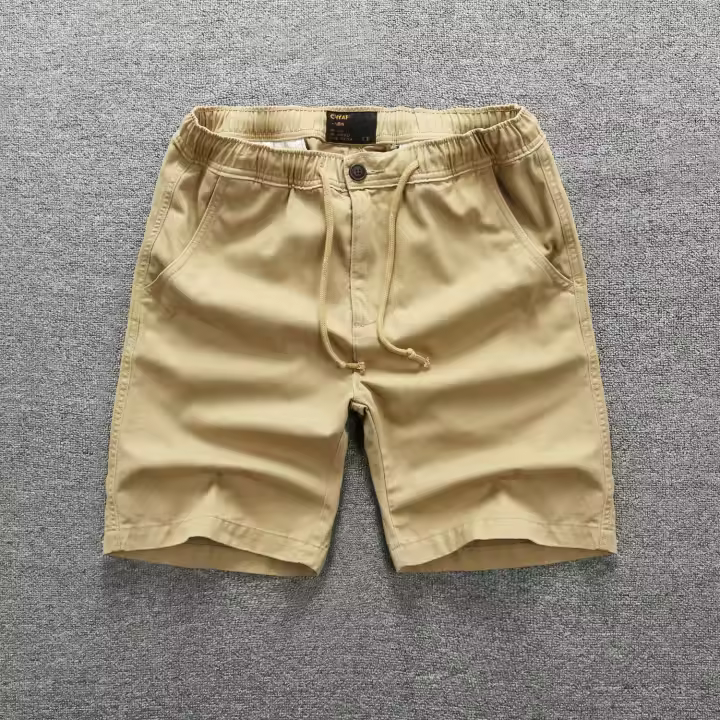 Pantalones deportivos informales de camuflaje, pantalones cortos de algodón para hombre. - 1