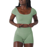 Sujetador Deportivo Sin Costuras Nvgtn New Serene Spandex Top para Mujer Mejora del Pecho Elástico Transpirable Underwear de Ocio y Deportes - details 25