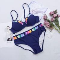 Conjunto de Bikini de 2 piezas para mujer, Bañador estampado, traje de baño de realce, ropa de playa - details 5
