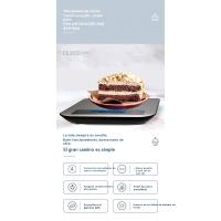 Báscula de cocina digital de alta precisión Funcional multiusos de acero inoxidable con pantalla LCD Ideal para hornear y cocinar Certificado CE - details 1