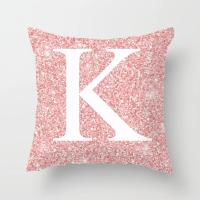 Cojín de sofá rosa con letras ostentosas, almohada con respaldo central, 45x45cm - details 15