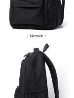 Mochila Universitaria de Gran Capacidad Color Sólido para Hombres y Mujeres - details 9