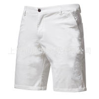Verano nuevos hombres casuales recta cinco pantalones cortos de trabajo masculino - details 1