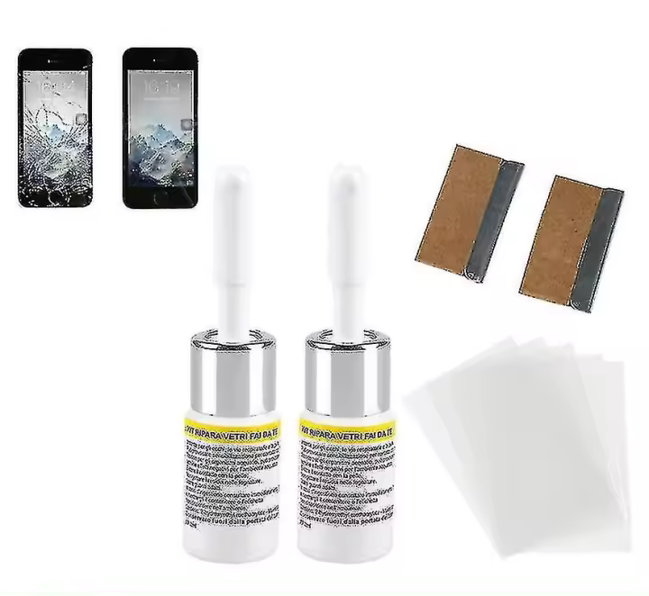 Kit de reparación de grietas en la pantalla del teléfono Líquido reparador de grietas en el parabrisas - 1