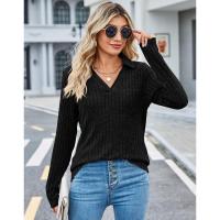 Polo de moda para mujer, camiseta informal de manga larga para primavera y otoño, elegante para mujeres jóvenes - details 9