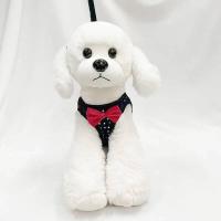 Arnés perro, decoración de diamantes pequeños, suave y transpirable, chaleco, arnés perros, Collar correa el pecho para - details 11