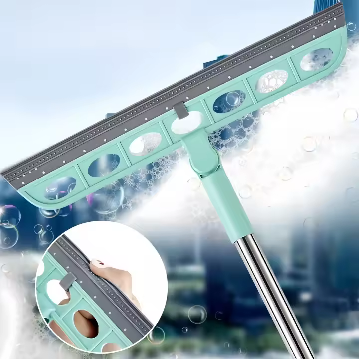 Escobilla Ajustable Telescópica Resistente para Hogar, Garaje, Patio, Baño, Mármol, Azulejos, Vidrio Suministros para el Hogar - 1