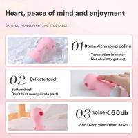 Leten Vibrador Inalámbrico Potente Forma de Boca Oral para Estimulación de Clítoris y Labios - details 3