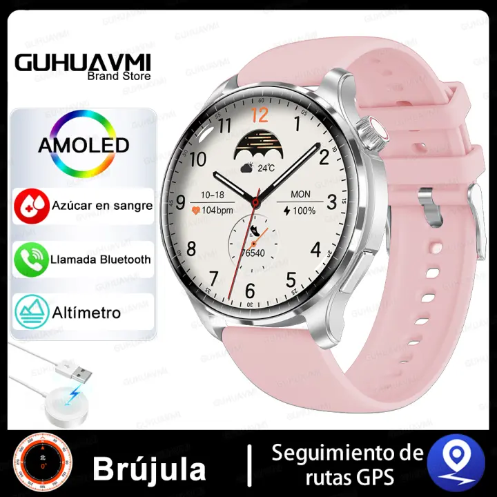 Reloj inteligente GT4 Pro, pulsera de seguimiento deportivo con brújula NFC, esfera personalizada IP68, llamadas Bluetooth, regalo del Día de San Valentín, nuevo - 1