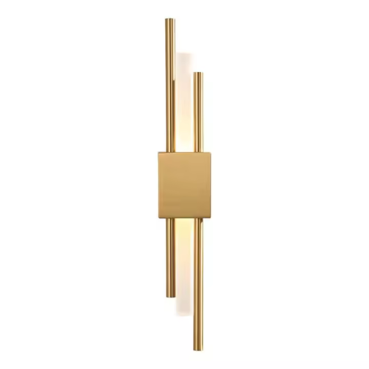 Aplique LED largo dorado 40*8*7CM luz cálida 3000K - 1