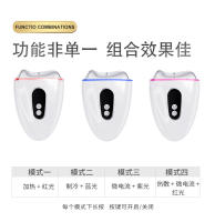 Instrumento de belleza frío y caliente, masajeador facial, instrumento de raspado, levantamiento y ajuste de vibración de microcorriente EMS para el hogar, popular promoción - details 10