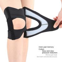 Rodillera deportiva elástica para hombre y mujer, rodillera de seguridad transpirable, Protector de pierna, correa Ajustable - details 11