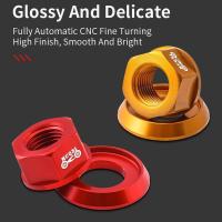 2 uds CNC 3/8 tuerca de cubo de bicicleta M10 tornillo de eje trasero de alta resistencia accesorios de bicicleta de aleación de aluminio anodizado MTB - details 12