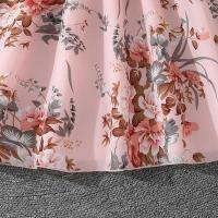 Set de Ropa Floral para Niñas Abrigo Largo de Manga Larga Vestido de Verano Moda Infantil - details 9