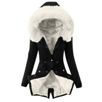 Abrigos cálidos con capucha para mujer, chaquetas casuales de moda, abrigo femenino, Otoño e Invierno - details 7