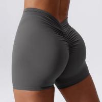 Pantalones Cortos Atleticos de Nylon Estilo Yoga para Levantar Glúteos - details 8