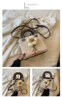 Bolso de Paja Tejido de Verano Diseño de Nicho de Alta Gama Bolso Cruzado de Mano Popular - details 11