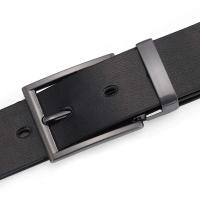 Cinturón de Hebilla de Cuero Genuino BUNO Accesorio de Moda para Hombres Calidad Alta 120-140cm - details 2