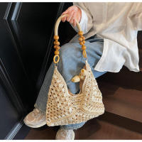 Popular Beach Vacation Nuevo bolso de hombro tejido versátil para mujer, bolso portátil. - details 27