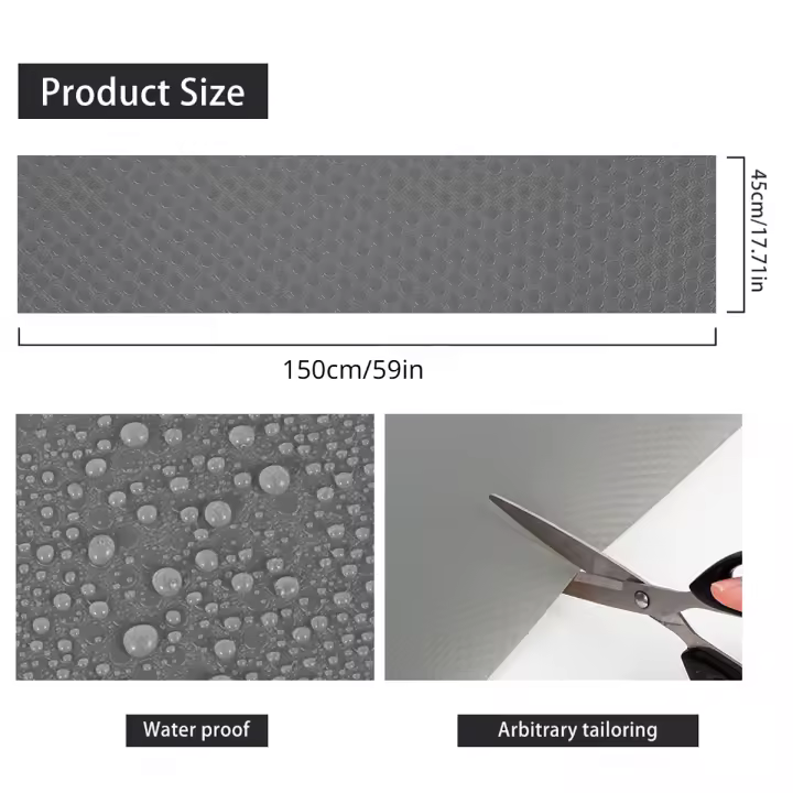 Pantallitas Impermeables para Cajones de Cocina Cubierta de Mesa Antideslizante - 1