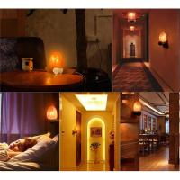 Lámpara de sal del himalaya Natural, luz de ambiente cálida nocturna, cristal de roca, mesita de noche LED para decoración de habitación - details 4