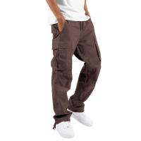 Temu Shein Pantalones Cargo para Hombre Deportes Color Sólido Cordón Multi-Bolsillo - details 31