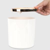 Estante de escritorio con tapa, Mini cubo de basura de mesa, Cubo de almacenamiento pequeño portátil para baño, sala de estar - details 6