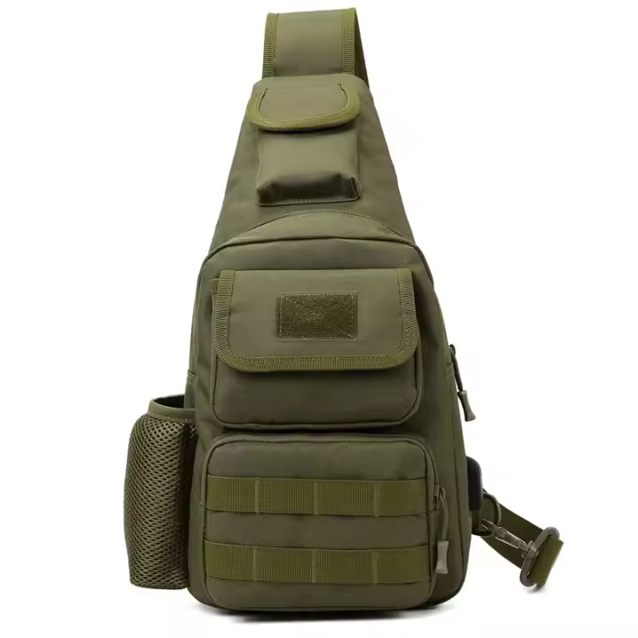 Nuevo modelo 2025Fanny USB Chest Bag Camping Mochila Molle Bag Bolsas de mensajero tácticas Cinturón Caza al aire libre Assualt Sling Bag Pesca Escalada - 1