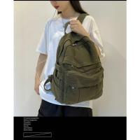 Mochila Mujer Lona, Estilo Retro, Gran Capacidad, Estudiante, Moda Coreana - details 6