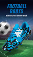 Zapatos de fútbol de marca para hombre, zapatillas de fútbol antideslizantes para exteriores para niños, zapatillas de entrenamiento transpirables, zapatillas de fútbol sala para césped - details 2