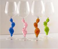 Copa de Vino de Cristal Estilo INS 350ml Rojo, Ámbar, Verde, Morado Juego de Gafas de Vino para el Hogar - details 4