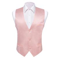 Chaleco de seda para hombre, 30 colores, liso, negro, azul, verde, rojo, Pik Gold Champain, chaleco ajustado de satén morado, Tops para hombre - details 66