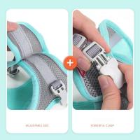 Correa reflectante para perros y gatos Set de correa de pecho transpirable duradero para paseos al aire libre Adecuado para perros y gatos pequeños y medianos - details 9