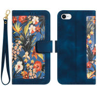 Funda tipo billetera de cuero premium para Motorola Moto G05 G14 G15 Power G24 G34 G54 G84 E15 G 5G Play KickStand Flowers Strap Card Slot Cover - details 20