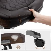 Silla de Oficina Ejecutiva Ergonómica Altura Ajustable, Resalto Alto, Brazos, Ruedas, Negro - details 21