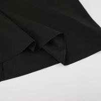 Estilo francés cuello redondo sin mangas Patchwork invierno nuevo vestido largo mujeres moda elegante viaje - details 23